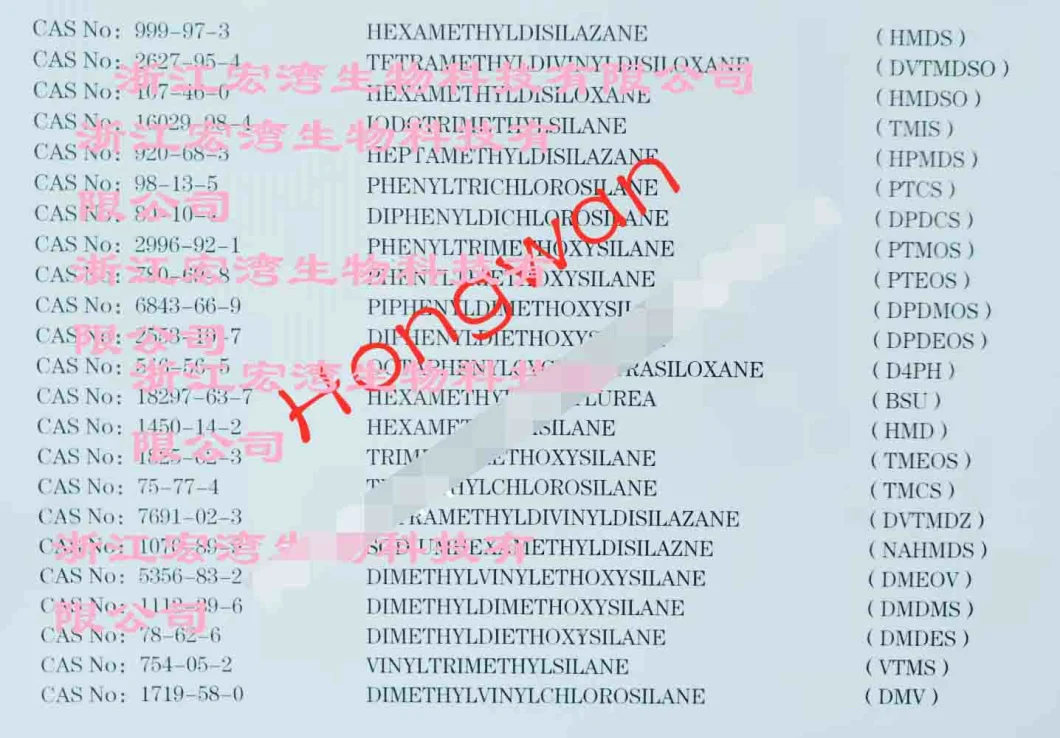 Chinese Professional Manufacturer for Octaphenylcyclotetrasiloxane D4, D5, D6