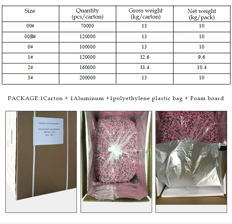 Enteric HPMC Vegetarian Halal Certificate Acid-Resistant Empty Capsule